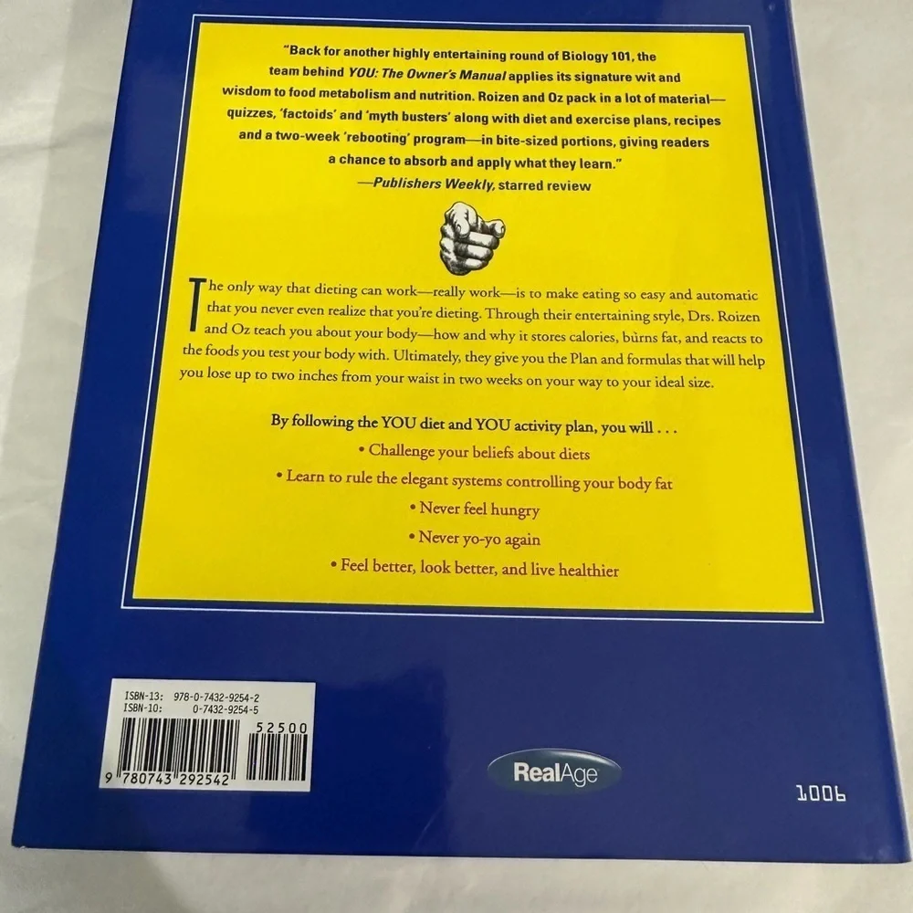The Owner’s Manual for Waist Management (Hardcover)YOU: on a diet